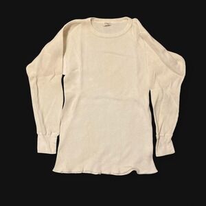 True vintage Northwest Territory thermal shirt 70s cotton USA XL/15